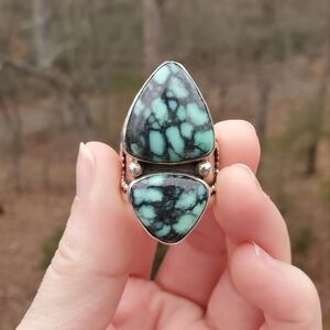 Turquoise Stone Silver Ring